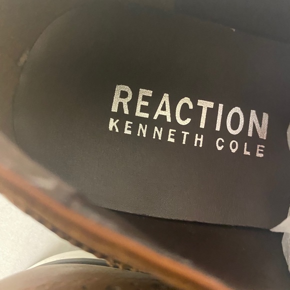 Kenneth Cole Mens Weiser Wingtip Brown Oxfords - Picture 5 of 6